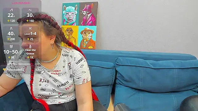 Snapshot of Jenny_Jimmy chatting on February 17, 4:09 am Jenny Jimmy online show from February 17, 4:09 am