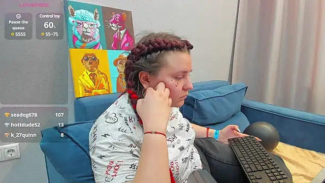 Snapshot of Jenny_Jimmy chatting on February 17, 7:15 am Jenny Jimmy online show from February 17, 7:15 am