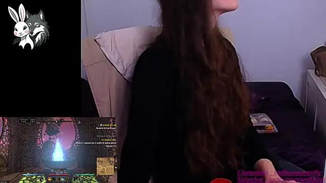 Snapshot of BadBunnyXWolfyLive chatting on October 17, 12:19 pm BadBunnyXWolfyLive online show from October 17, 12:19 pm