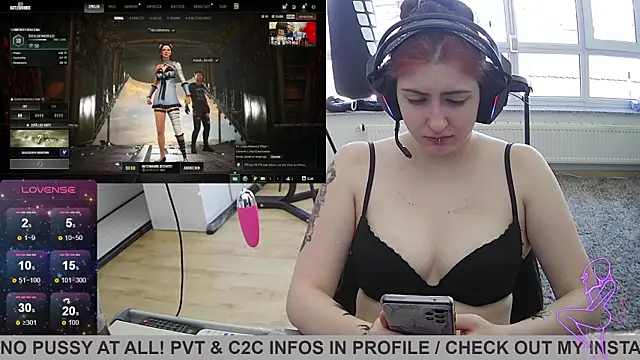 Gamergirl-Linela online show from March 22, 10:49 am
