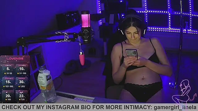 Gamergirl-Linela online show from October 2, 3:13 am