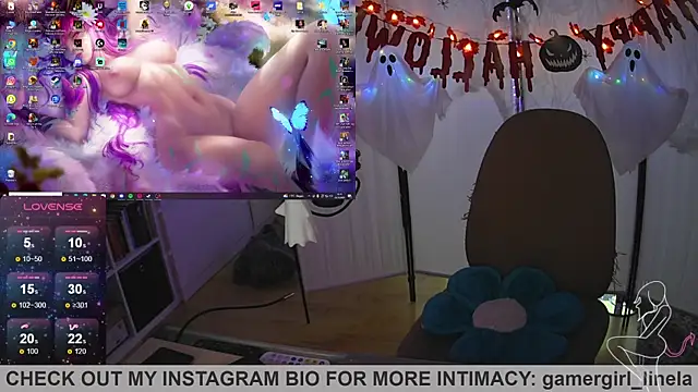 Gamergirl-Linela online show from October 23, 8:35 am