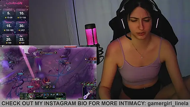 Gamergirl-Linela online show from March 12, 5:19 pm