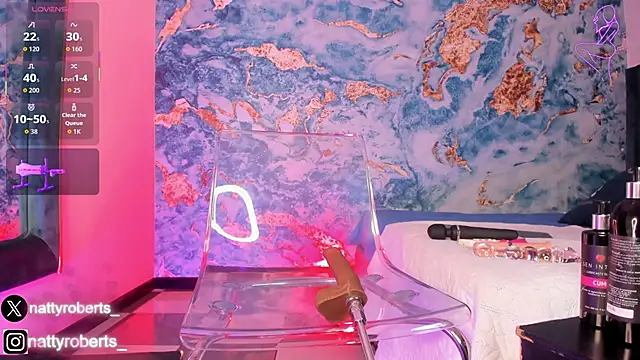 Natty roberts  online show from March 11, 11:11 pm