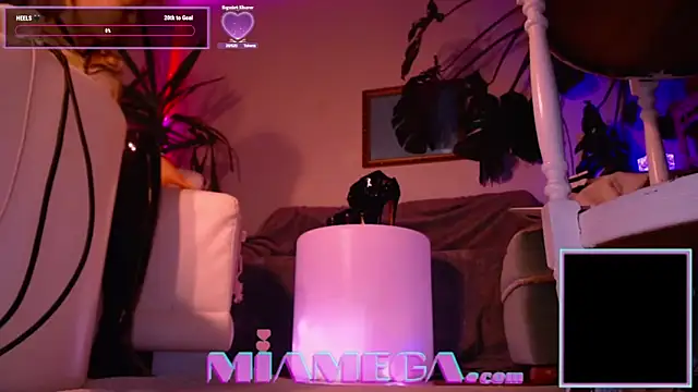 Snapshot of MiaMega chatting on March 31, 6:25 am MiaMega online show from March 31, 6:25 am