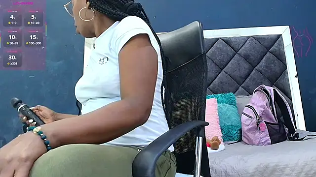 ebony  jheim online show from October 2, 12:01 pm