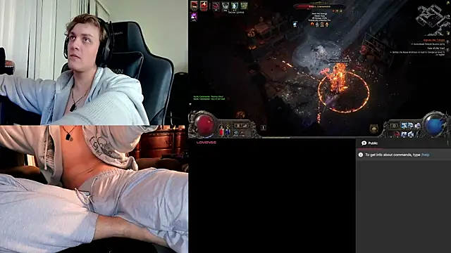 Snapshot of SkrogDog chatting on December 23, 2:20 am SkrogDog online show from December 23, 2:20 am