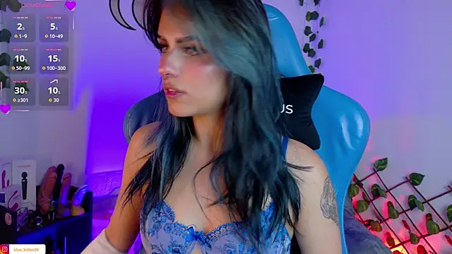 blue kitten online show from September 21, 7:21 am