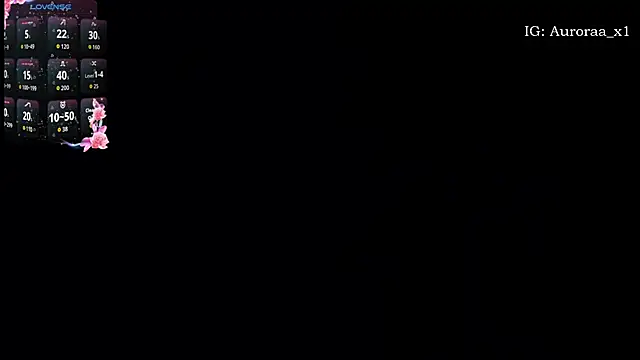 Auroraa x1 online show from September 13, 7:24 pm