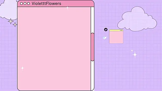 violetttflowers online show from March 6, 7:10 pm