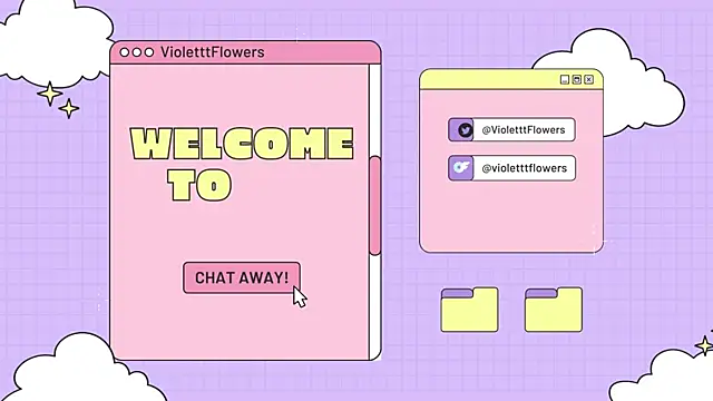 Snapshot of violetttflowers chatting on May 28, 5:16 am violetttflowers online show from May 28, 5:16 am