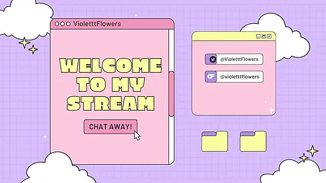 violetttflowers online show from August 9, 3:50 pm