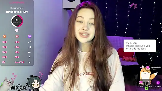 Snapshot of AmourLily chatting on July 20, 12:40 pm AmourLily online show from July 20, 12:40 pm