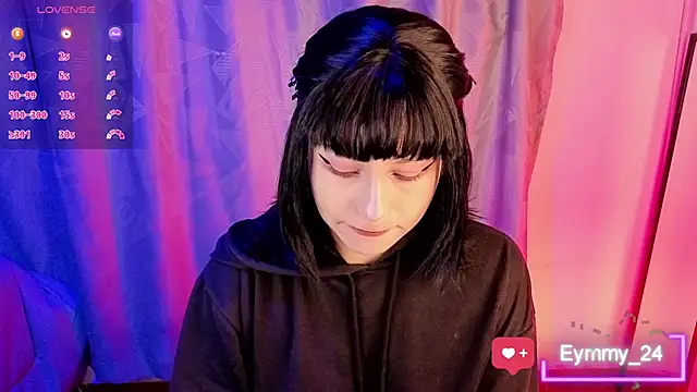 Snapshot of Eymmy_24 chatting on January 17, 3:55 am Eymmy 24 online show from January 17, 3:55 am