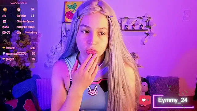 Snapshot of Eymmy_24 chatting on February 1, 2:32 am Eymmy 24 online show from February 1, 2:32 am