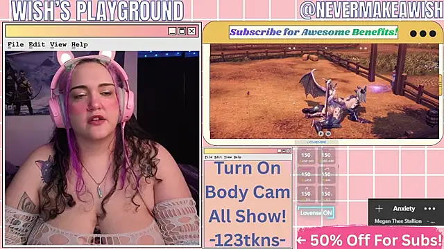 nevermakeawish online show from May 1, 10:53 am
