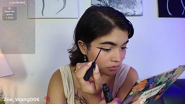 Snapshot of Zoe_wang chatting on October 22, 12:27 pm Zoe wang online show from October 22, 12:27 pm
