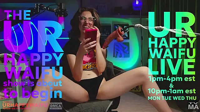 urhappywaifu online show from July 28, 5:01 pm