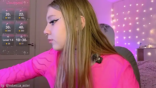 RebeccaAster online show from February 16, 5:20 pm