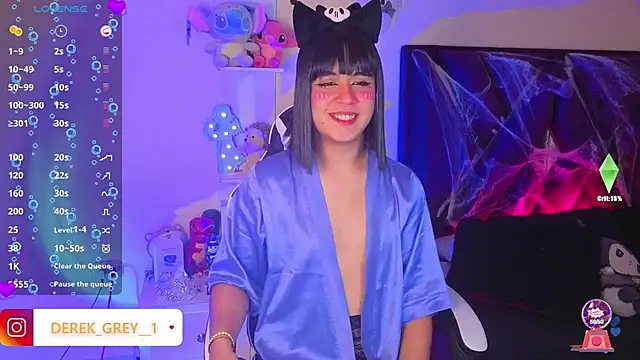 derek greyy  online show from October 21, 8:20 pm