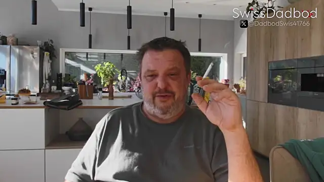 Snapshot of SwissDadbod chatting on October 8, 7:50 am SwissDadbod online show from October 8, 7:50 am