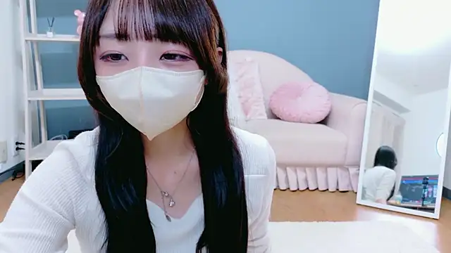 Snapshot of Mashiro-chan chatting on October 3, 8:44 am Mashiro-chan online show from October 3, 8:44 am