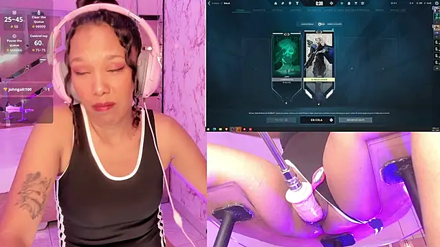 Snapshot of NovaLyn chatting on November 29, 9:07 pm NovaLyn online show from November 29, 9:07 pm