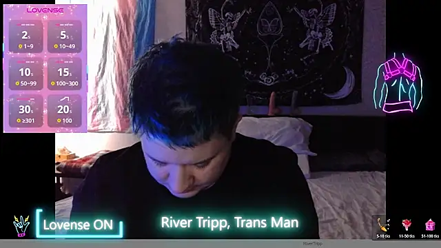 Snapshot of RiverTripp chatting on April 25, 2:47 am RiverTripp online show from April 25, 2:47 am