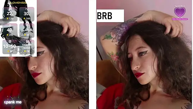 Roshhell1 online show from October 26, 9:37 am