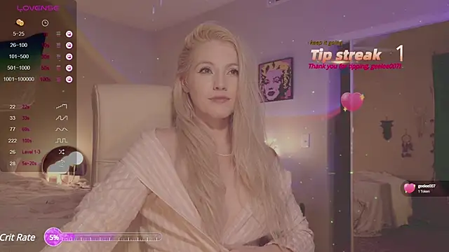 Snapshot of Talulaa chatting on December 1, 11:47 pm Talulaa online show from December 1, 11:47 pm