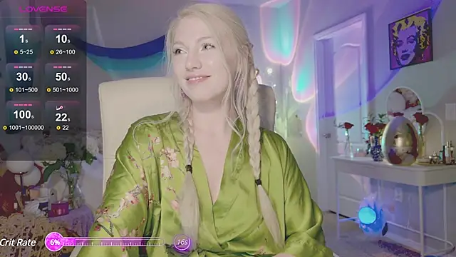 Snapshot of Talulaa chatting on March 8, 2:34 am Talulaa online show from March 8, 2:34 am