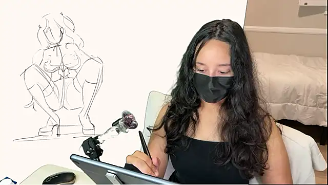 Snapshot of WinnieRin chatting on December 3, 3:25 am WinnieRin online show from December 3, 3:25 am