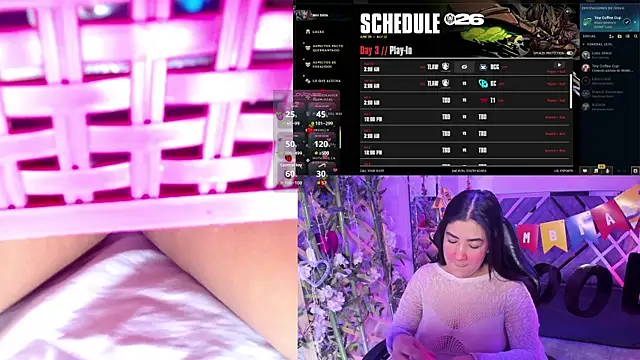 Snapshot of DaphneContry chatting on June 30, 3:40 am DaphneContry online show from June 30, 3:40 am