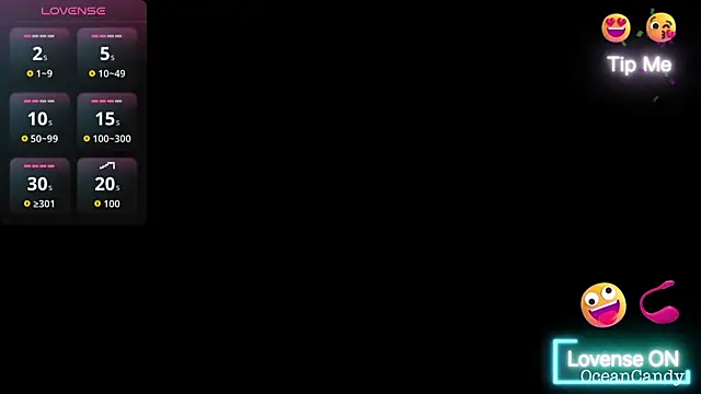 OceanCandy online show from January 9, 3:59 pm