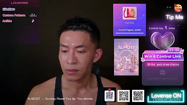 OceanCandy online show from January 18, 3:05 pm