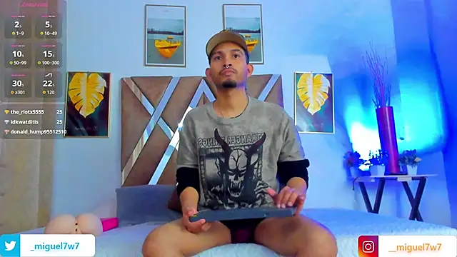   Miguel7w7 online show from January 12, 7:52 pm