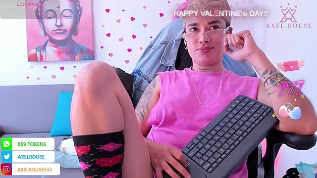 AxelRouse3 online show from February 14, 6:59 pm