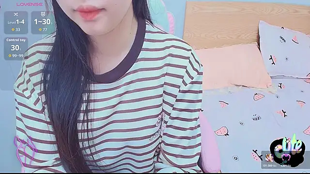 Snapshot of Jii-Soo chatting on November 29, 1:08 am Jii-Soo online show from November 29, 1:08 am