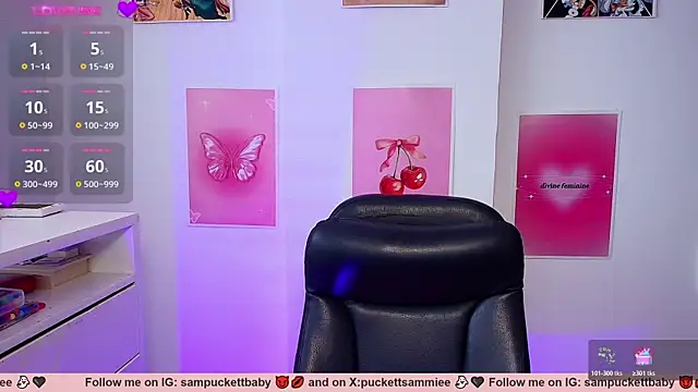 Snapshot of Sampuckettbaby chatting on July 27, 4:47 pm Sampuckettbaby online show from July 27, 4:47 pm