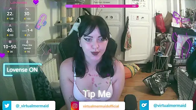 Snapshot of Virtualmermaidofficial chatting on December 15, 7:18 pm Virtualmermaidofficial online show from December 15, 7:18 pm