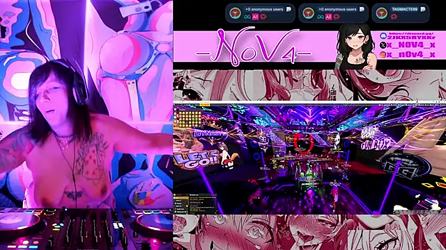 -N0V4- online show from April 12, 10:04 pm