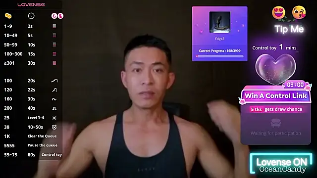 OceanCandy9 online show from January 11, 1:49 pm