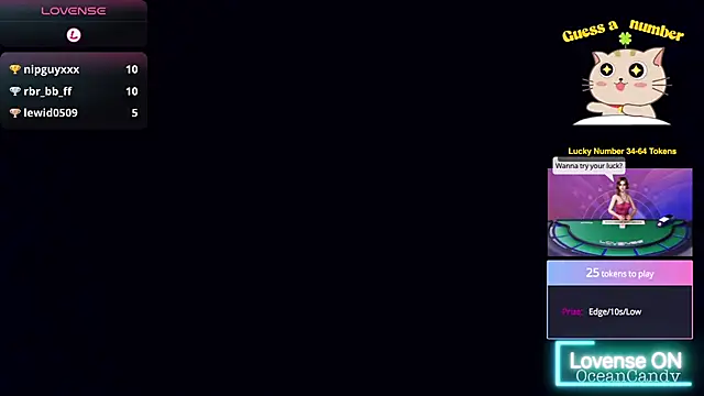 OceanCandy9 online show from March 12, 6:14 pm