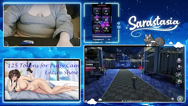 Snapshot of Sarastasia417 chatting on June 18, 5:19 am Sarastasia417 online show from June 18, 5:19 am