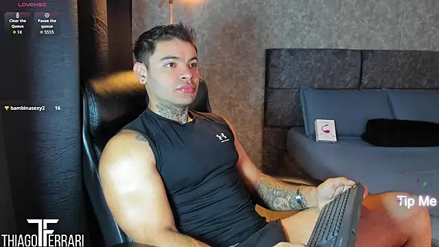 thiago ferrari  online show from July 1, 7:02 pm