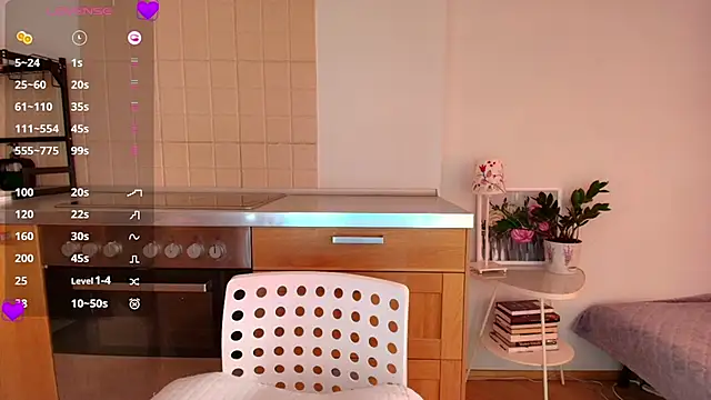 Snapshot of Kirabelle chatting on April 3, 4:10 am Kirabelle online show from April 3, 4:10 am