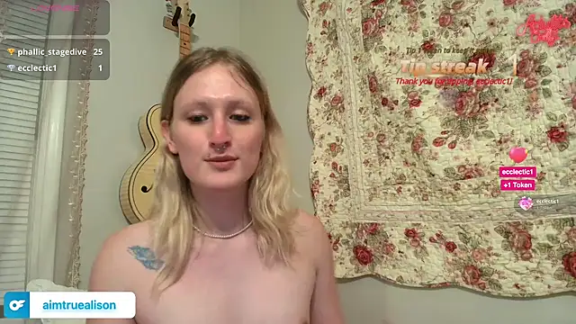 Snapshot of goddessalison chatting on May 6, 3:24 am goddessalison online show from May 6, 3:24 am