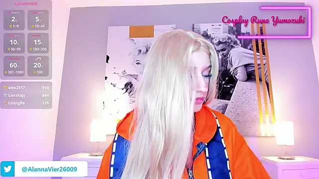 AlannaViera online show from June 28, 2:56 pm