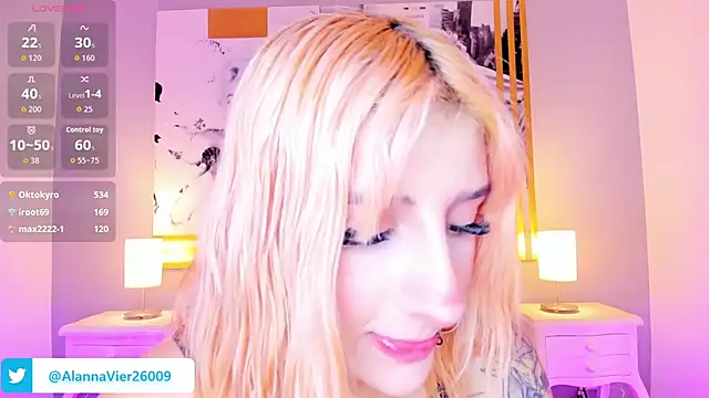AlannaViera online show from July 10, 3:25 pm