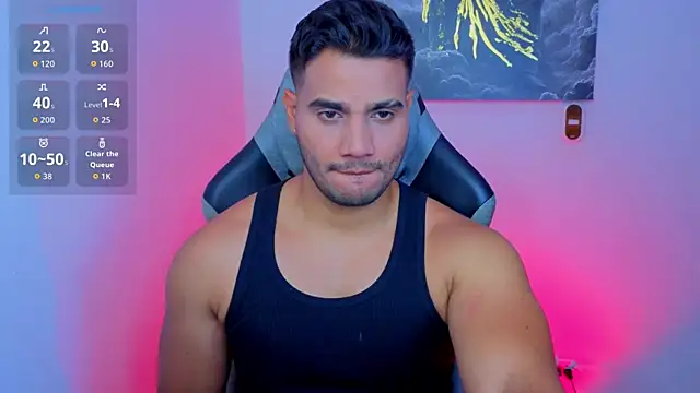 Snapshot of AndresRodriguez1 chatting on June 17, 12:24 am AndresRodriguez1 online show from June 17, 12:24 am